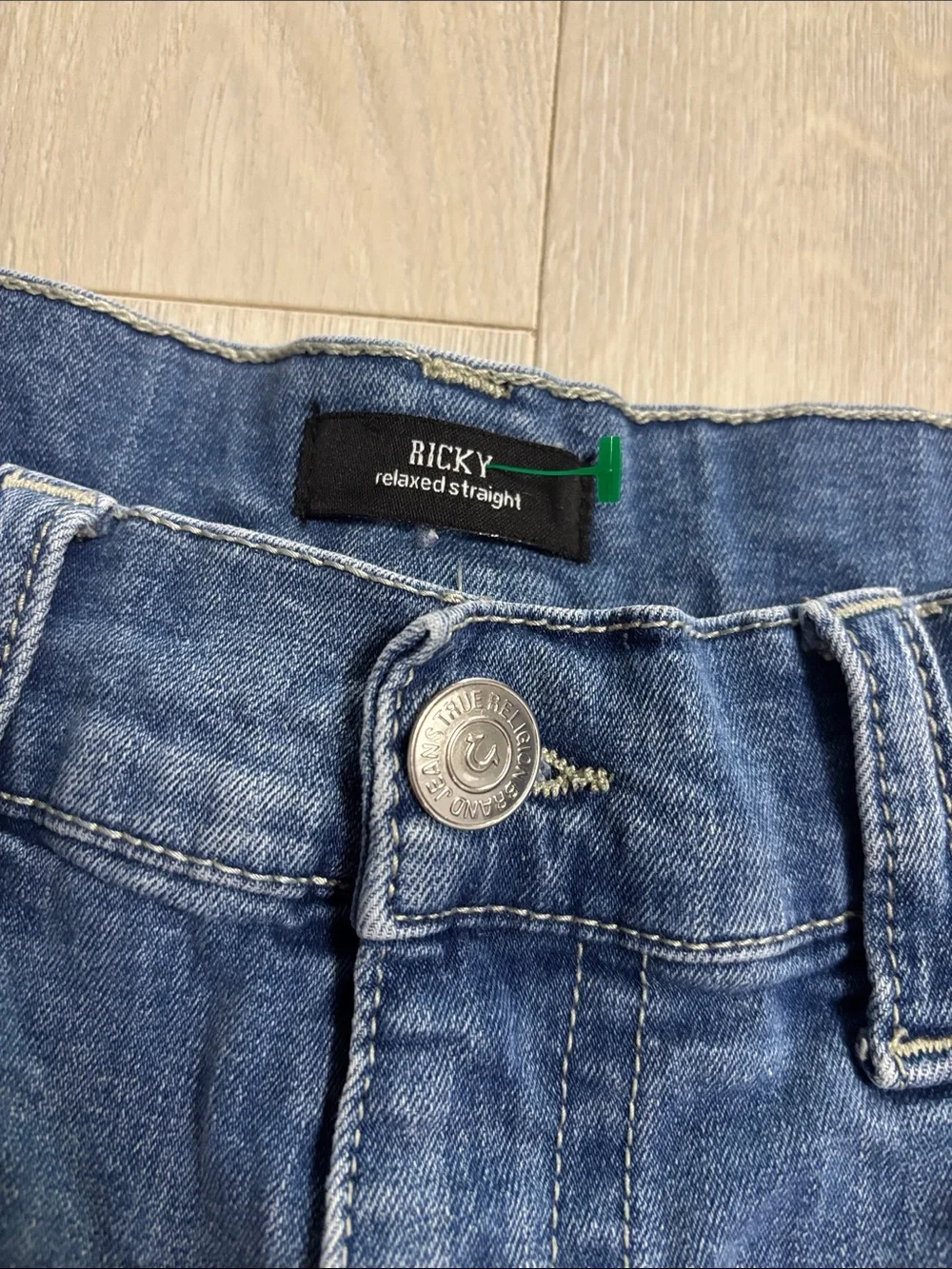 🔥BUNDLESALE Mens 36 True Religion Ricky Relaxed Straight Denim Jean Shorts